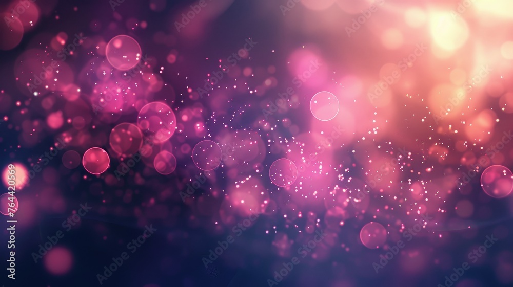 Abstract pink bokeh lights with blurred effect - Vibrant pink and ...