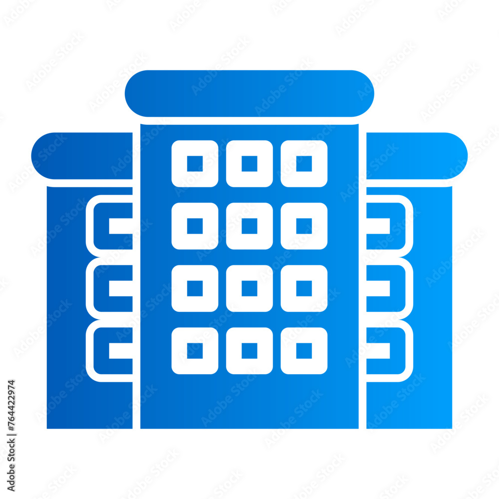 This is the Building icon from the Tools and Construction icon collection with an solid gradient style This is the Building icon from the Tools and Construction icon collection with an solid gradient style