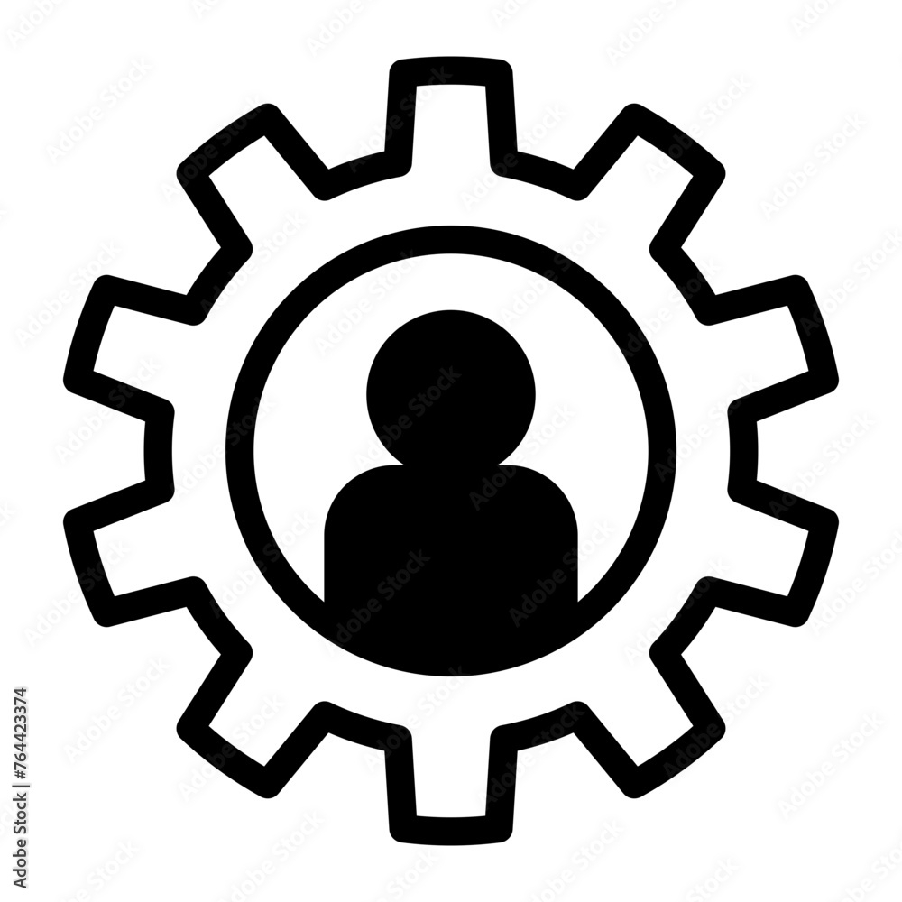 This is the Project Manager icon from the Tools and Construction icon collection with an mixed style This is the Project Manager icon from the Tools and Construction icon collection with an mixed style