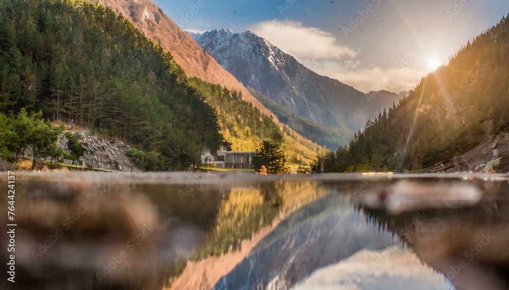 lake in the mountains