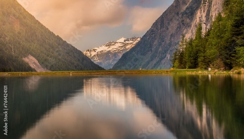 lake in the mountains