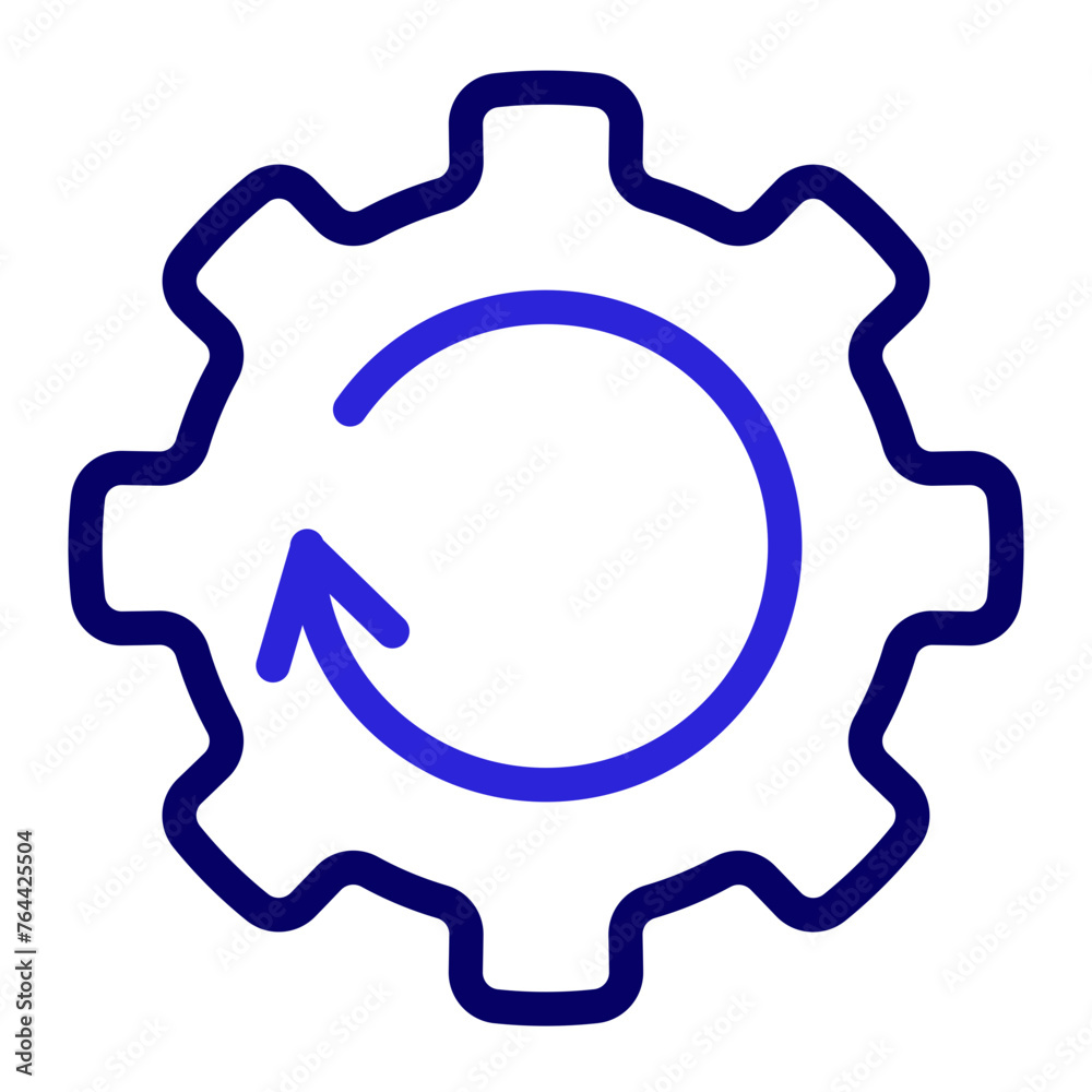 This is the Reload icon from the data management icon collection with an Outline color style This is the Reload icon from the data management icon collection with an Outline color style