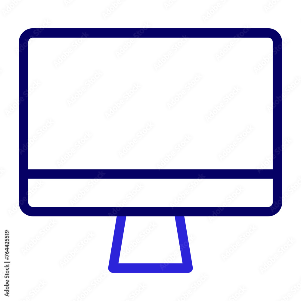 This is the Monitor icon from the data management icon collection with an Outline color style This is the Monitor icon from the data management icon collection with an Outline color style