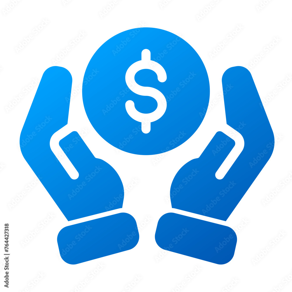 This is the Asset icon from the investment icon collection with an solid gradient style This is the Asset icon from the investment icon collection with an solid gradient style