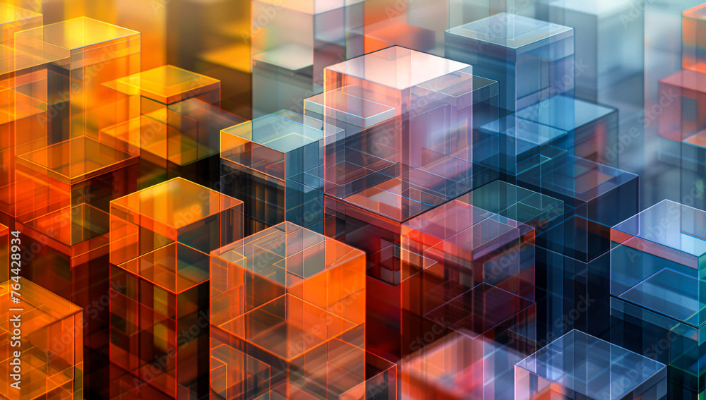 Digital geometric pattern in modern technology concept, illustrating data network and futuristic structure Digital geometric pattern in modern technology concept, illustrating data network and futuristic structure