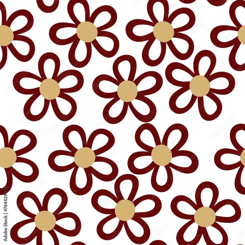 Obraz premium seamless floral pattern