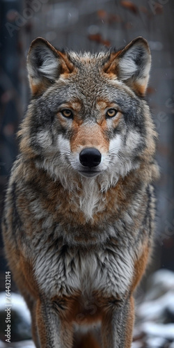 Wolf Looking At Camera Lens © LeoArtes