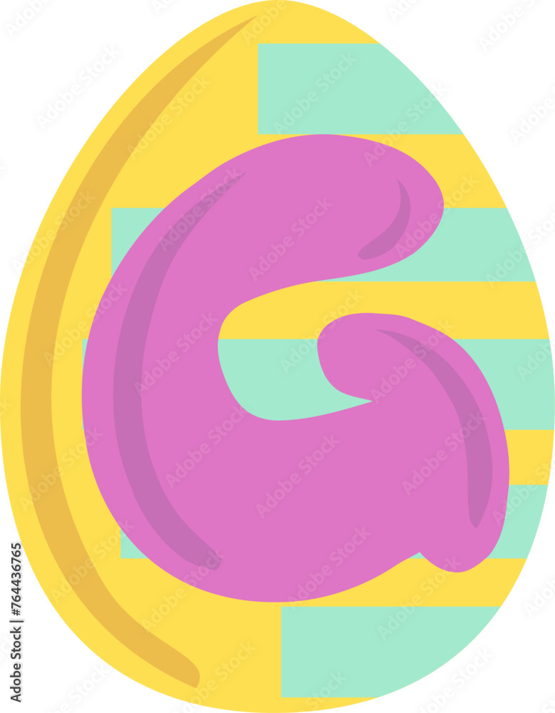 Easter Egg Letter Alphabet G Easter Egg Letter Alphabet G