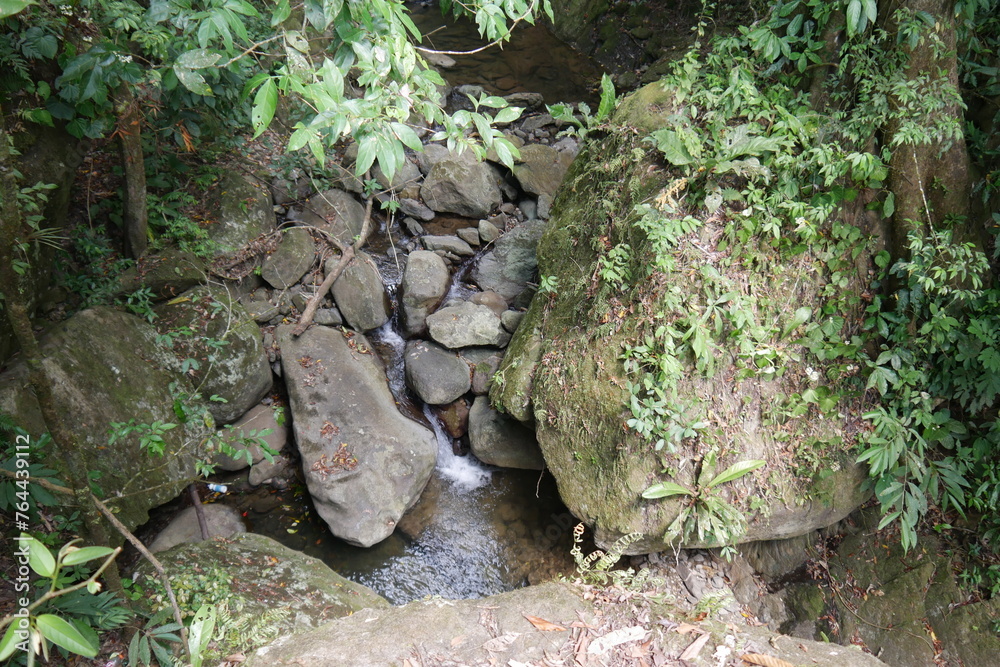 Obraz premium Schlucht mit Bach in El Valle de Antón in Panama