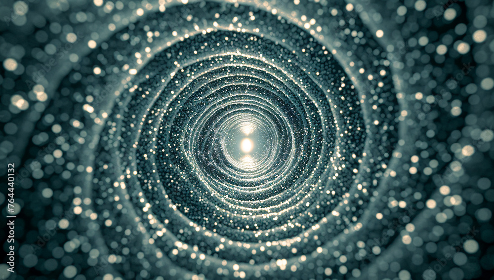Spiral galaxy tunnel, a cosmic journey through time and space in abstract art Spiral galaxy tunnel, a cosmic journey through time and space in abstract art