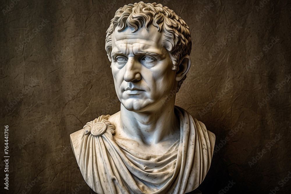 Bust of Roman Emperor Caesar.02.