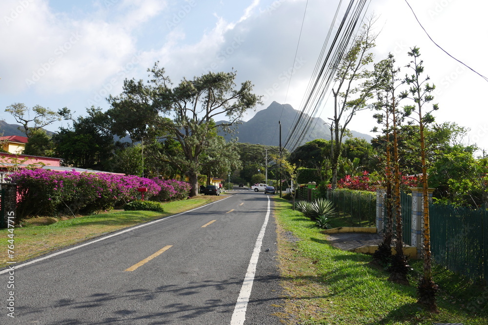 Straße in El Valle de Antón in Panama