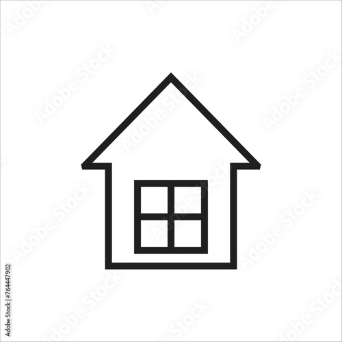 home vector icon line new template