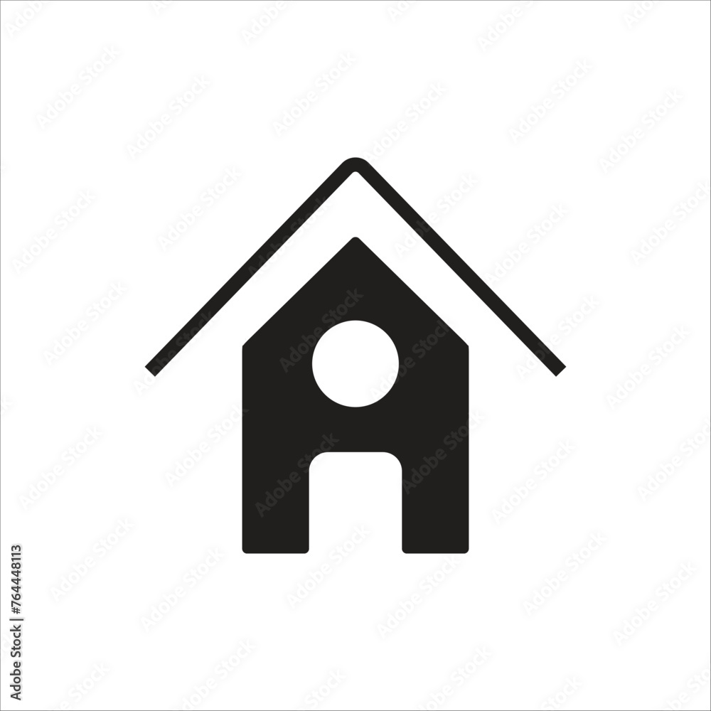Fototapeta premium home vector icon line new template