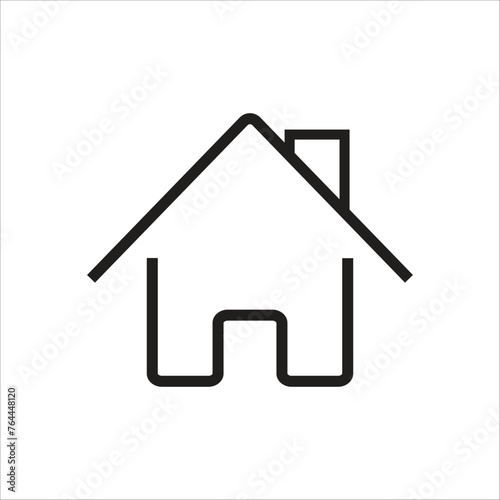 home vector icon line new template