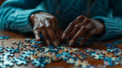 Expressing intelligence through puzzle-solving hands