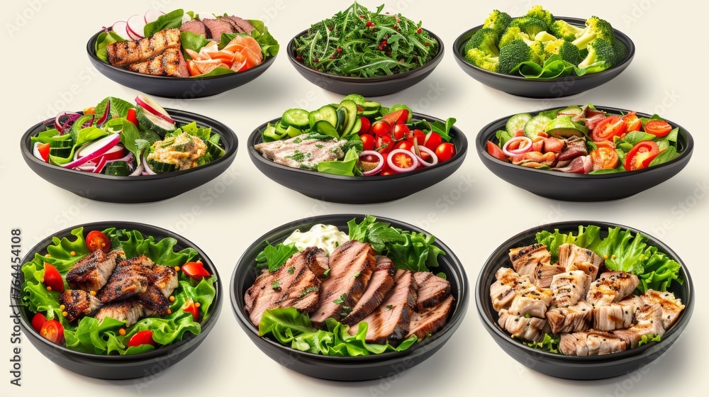 Sizzling Savory Salads A Delectable Array of ProteinPacked Delights