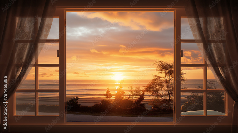 sunrise view from the window sunrise view from the window