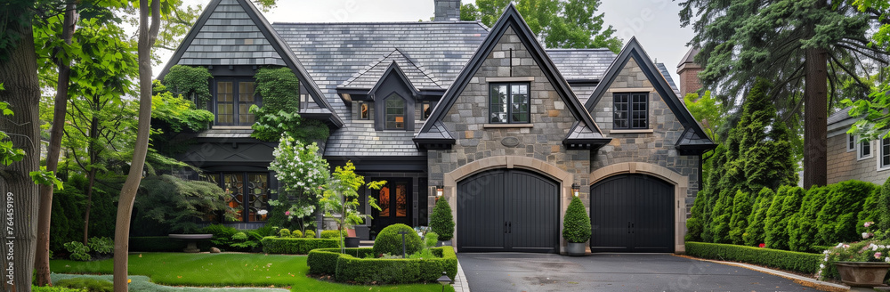 Traditional Luxury Home with Dual Garages