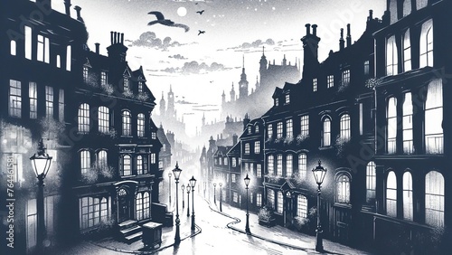 Fototapeta Naklejka Na Ścianę i Meble -  street in the town