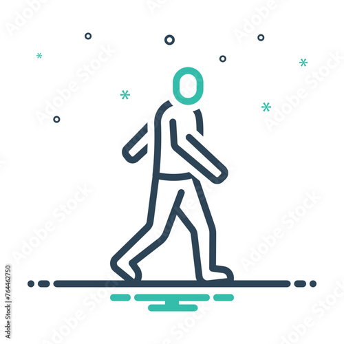 Mix icon for walk