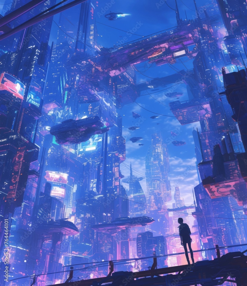 cyberpunk city wallpaper at night anime style cyberpunk city wallpaper at night anime style