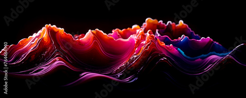 Colorful newtonian fluid abstract texture background
