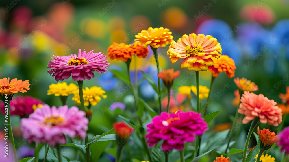 Floral fireworks with bursting blossoms in spring gardens, creating a botanical celebration of colors Floral fireworks with bursting blossoms in spring gardens, creating a botanical celebration of colors