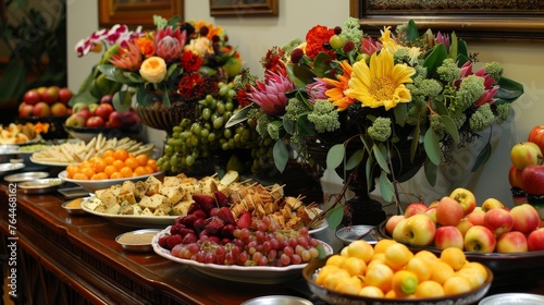 Party buffet table