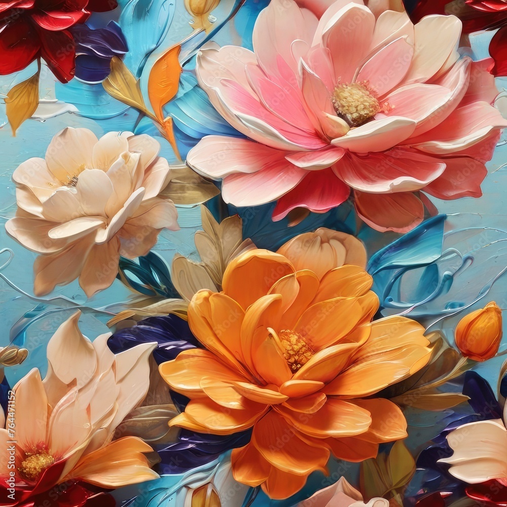 background with flowers