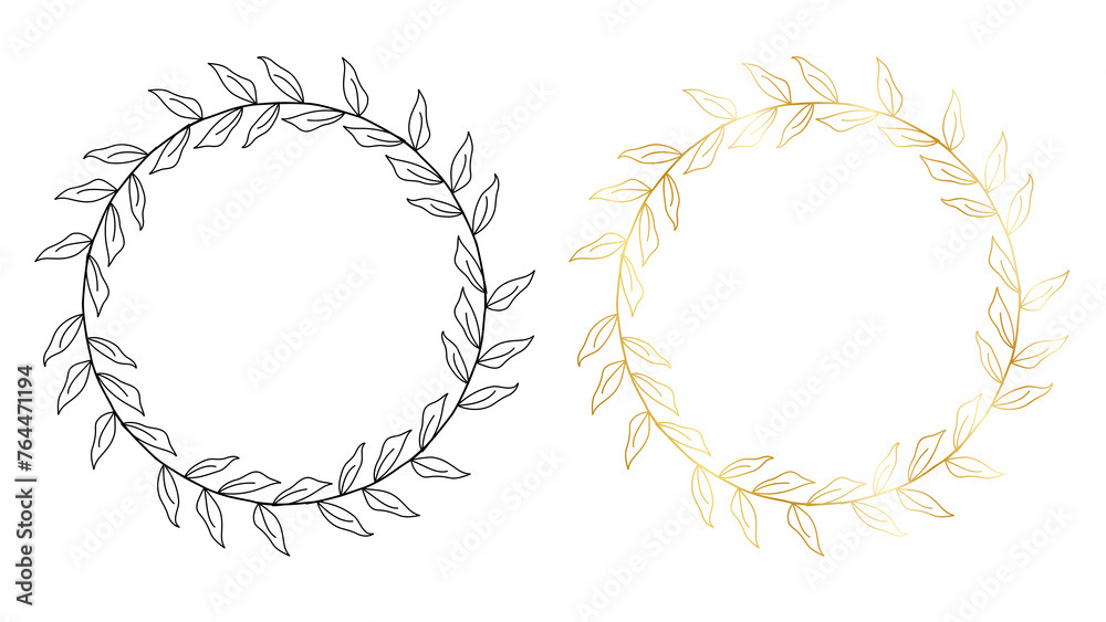 laurel wreath vector illustration