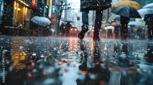 The rain and capture candid moments on the streets, utilizing reflections and wet surfaces to add an artistic touch