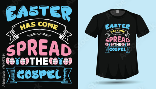 Easter gospel t-shirt design vector 