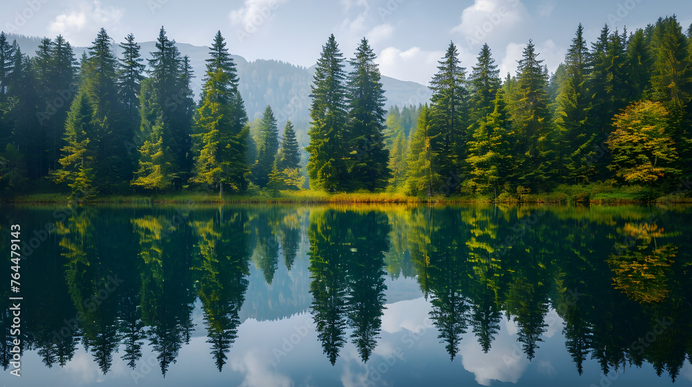 Look for symmetry in the natural world. This could include reflections in a perfectly still lake, a row of identical trees, or the symmetry of a flower's petals Look for symmetry in the natural world. This could include reflections in a perfectly still lake, a row of identical trees, or the symmetry of a flower's petals