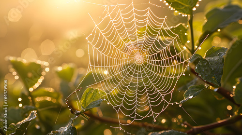 gardens or natural areas for intricate spiderwebs. Capture the delicate patterns and the way they glisten with dew in the morning