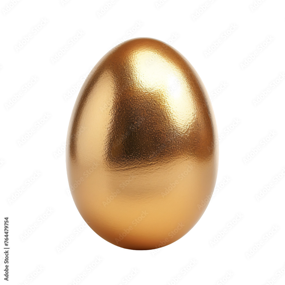 Golden egg isolated on white Golden egg isolated on white