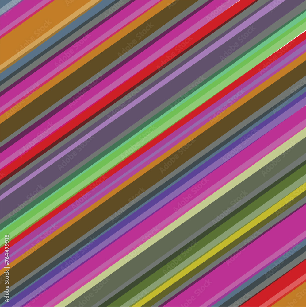 Diagonal striped surface in colorful colors