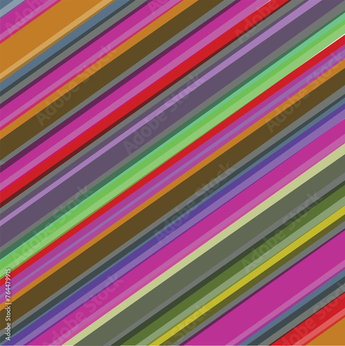Diagonal striped surface in colorful colors