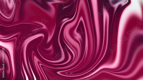 Pink liquid texture. Smooth elegant silk or satin luxury cloth texture. Abstract background with waves.