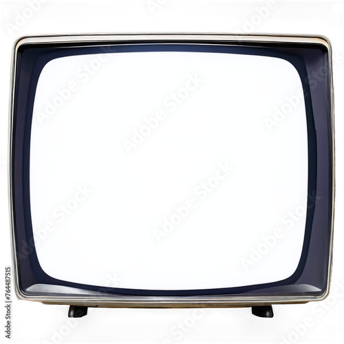Retro TV screen border with static and scan lines Transparent Background Images