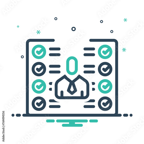 Mix icon for responsibility