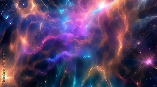 animation, motion effect, abstract background with space photo
