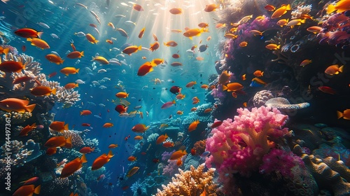 Vibrant Underwater Ecosystem © Jonas