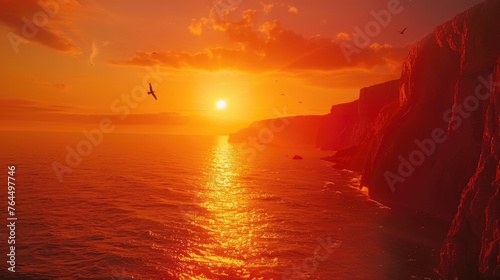 Sunset at Sea Cliffs