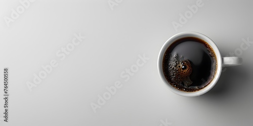 Sip of Simplicity:A Contrasting Encounter of Black and White in a Captivating Coffee Moment