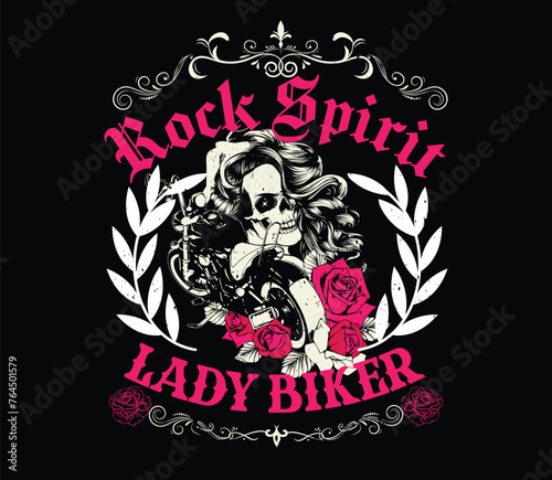 FEMININE AND EDGY MOTORCYCLE T-SHIRTS FOR WOMEN