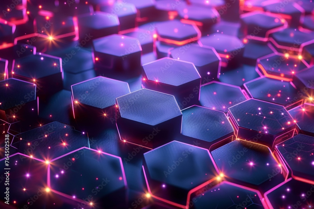 Bstract futuristic luxurious digital geometric technology hexagon background banner illustration Bstract futuristic luxurious digital geometric technology hexagon background banner illustration