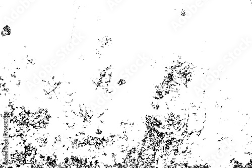 Grunge Monochrome print and design. Black and white background texture of cracks, scuffs, chips, dust
