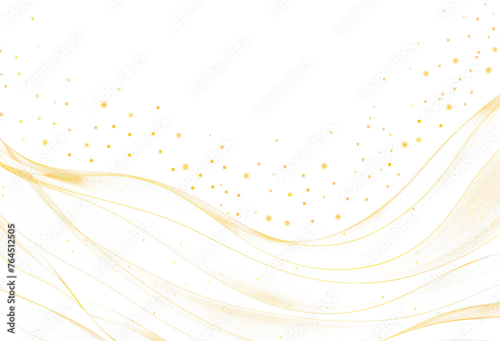 Golden Dust and Lines on Transparency