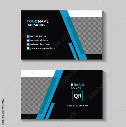 Modern and clean professional business card design